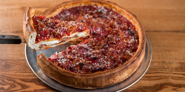 Meat & More Meat Deep-Dish Pizza