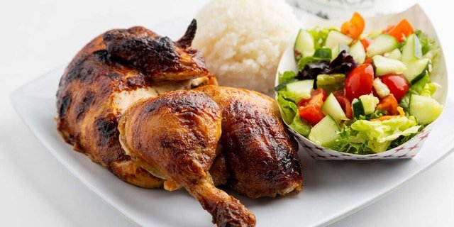 Half Chicken Boxed Lunch w/ 2 Sides