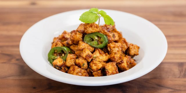Minted Jalapeño Tofu