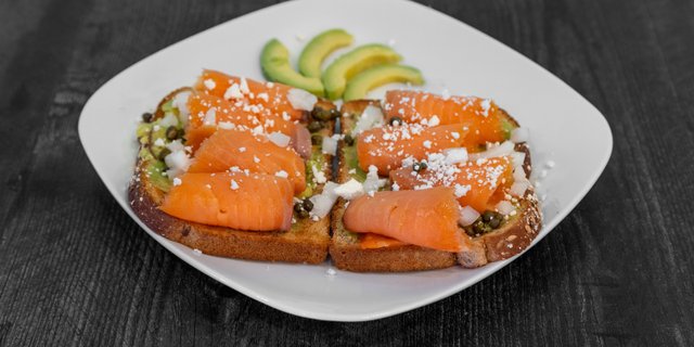 Avocado & Salmon Toast