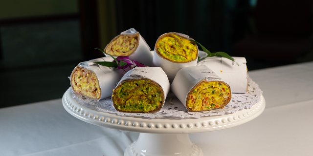 Breakfast Omelette Sandwiches