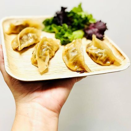 Ginger Pork Dumplings Platter