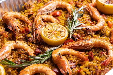 Mixta Paella Tray