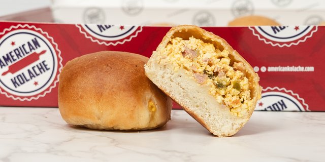 Ham, Egg, Cheese & Jalapeño Kolache