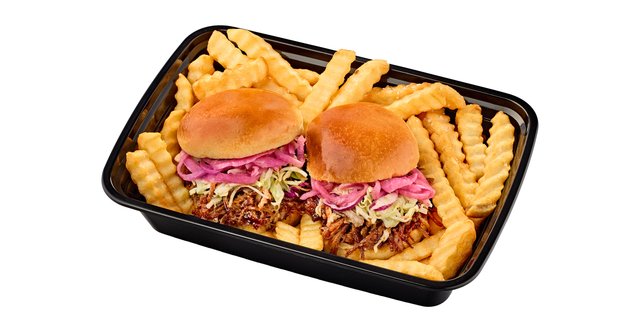 Pulled Pork Sliders & Fries