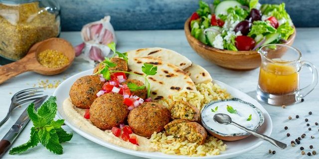 Falafel Plate Boxed Lunch