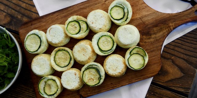 Mini Zucchini Egg White Frittatas
