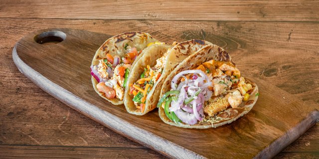 Paneer Tikka Tacos