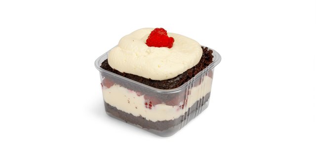Choco-Raspberry Cake Cup