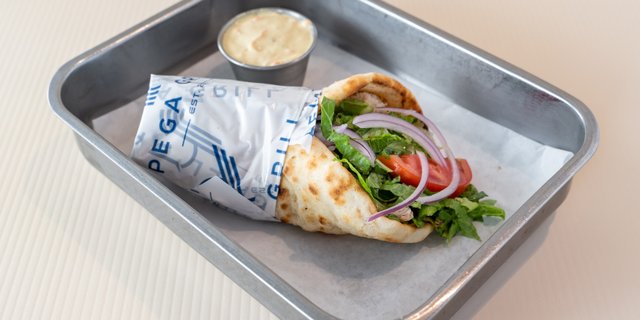 Grilled Chopped Chicken Breast Wrap