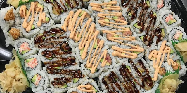 6 Regular Roll Sushi Platter