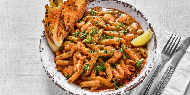 BBQ Shrimp Pasta