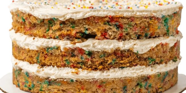Funfetti Naked Cake