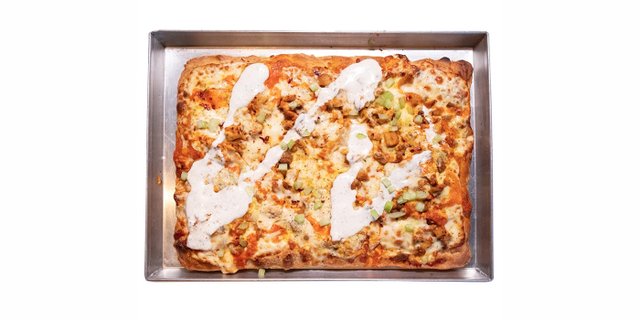 The Buffalo Chicken Roman Pizza