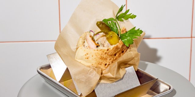 Shrimp Pita