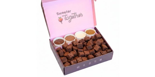 Chocolate Brownie Catering Box