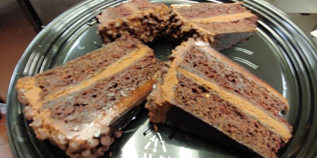 Layered Chocolate Cake Tray
