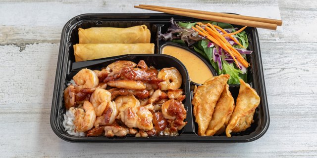 Chicken & Shrimp Bento Box
