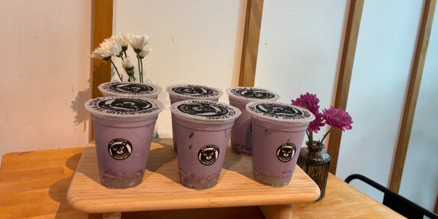 Taro Milk Bubble Tea Package