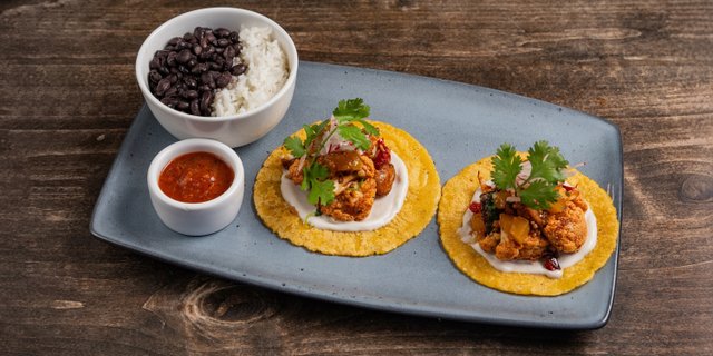 Adobo Cauliflower Tacos