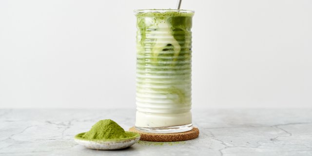 Iced Coconut Matcha Latte