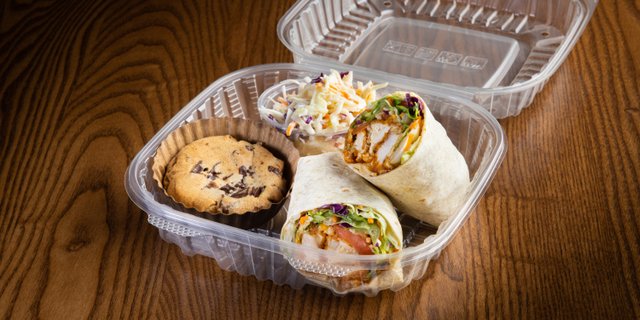 Honey BBQ Chicken Wrap Boxed Lunch