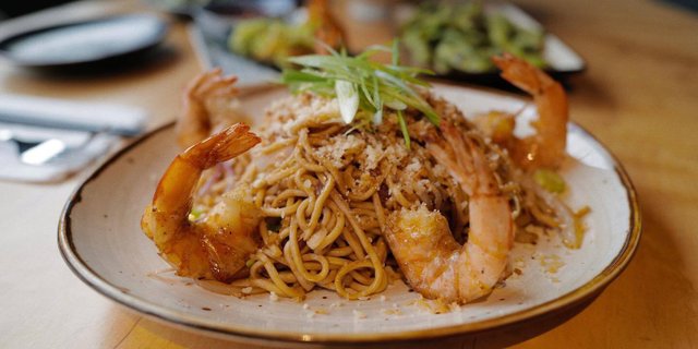 Shrimp-Garlic Noodles