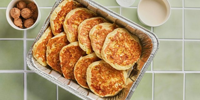 Pineapple Upside Down Pancake Platter