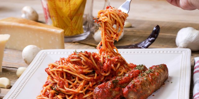 Spaghetti w/ Sausage