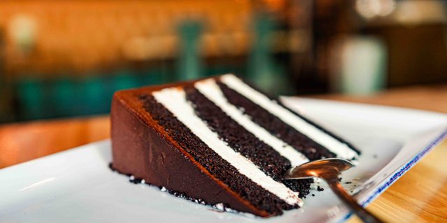 Sour Cream Chocolate Fudge Cake