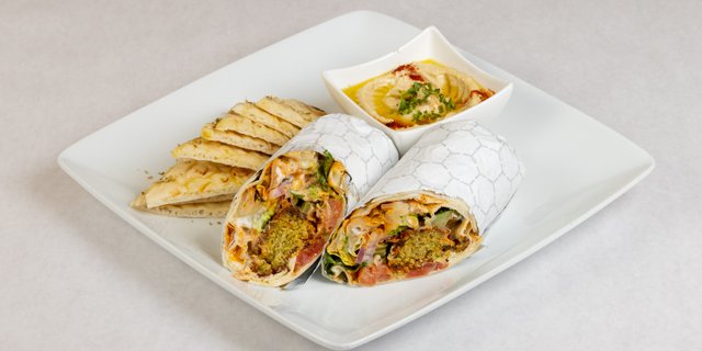 Falafel Wrap Boxed Lunch