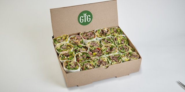 Greek Mezze Wraps Tray