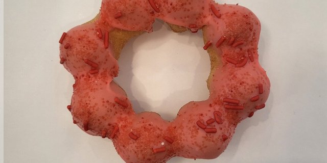 Strawberry Mochi Donut