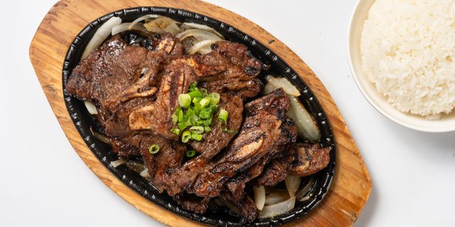 Individual BBQ Beef Short Ribs Appetizer