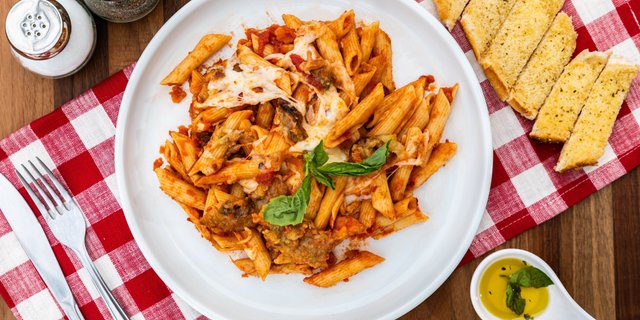 Ziti Eggplant Parmesan