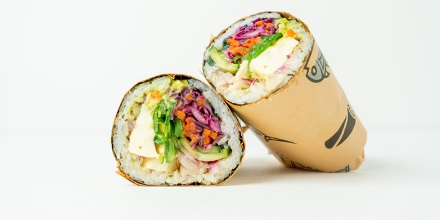 Veggie Lover Sushi Burrito