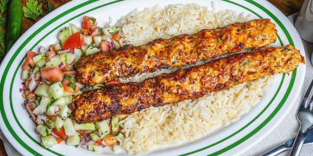 Chicken Adana Kebab