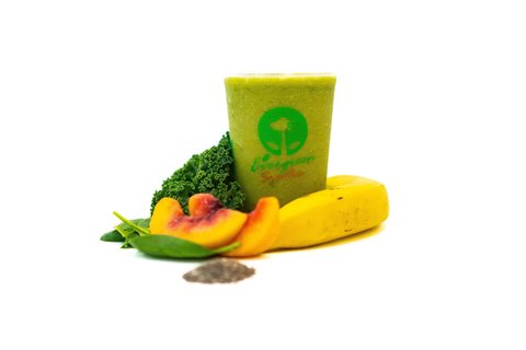 Green Peach Smoothie
