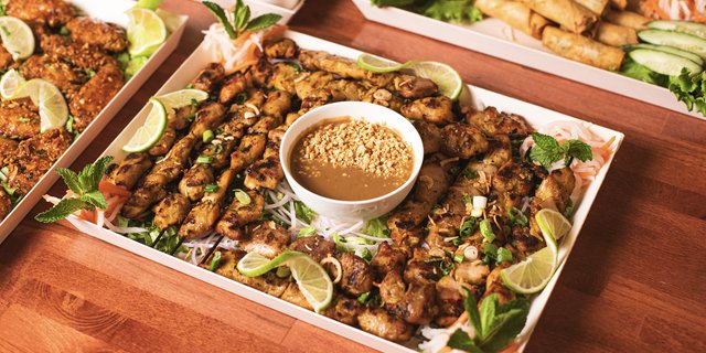 Curry Chicken Skewers