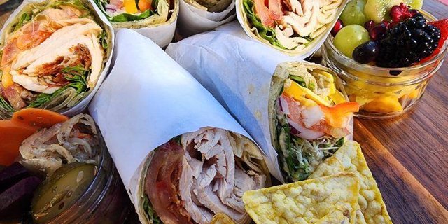 Chicken BLT Wrap Boxed Meal