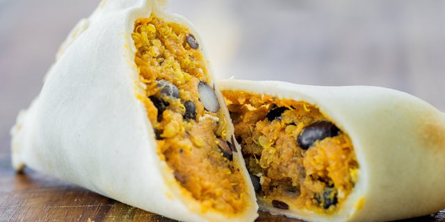 Vegan Curry Sweet Potato & Butternut Squash Empanada