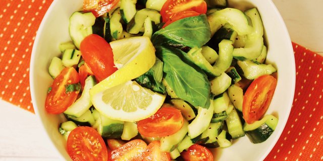Tomato & Cucumber Side Salad