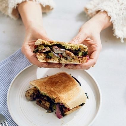 Sun-Dried Tomato & Eggplant Sandwich
