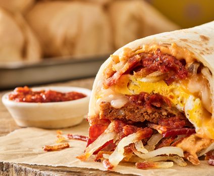 Chorizo Breakfast Burritos