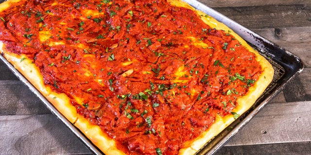 Plain Tomato Square Pie