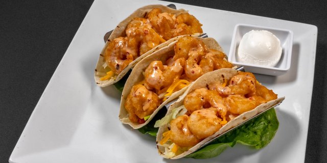 Firecracker Shrimp Tacos