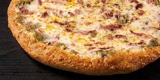 Pesto, Sun-Dried Tomato & Garlic Pizza