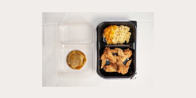 Southern Fried Chicken Wing Boxed Lunch