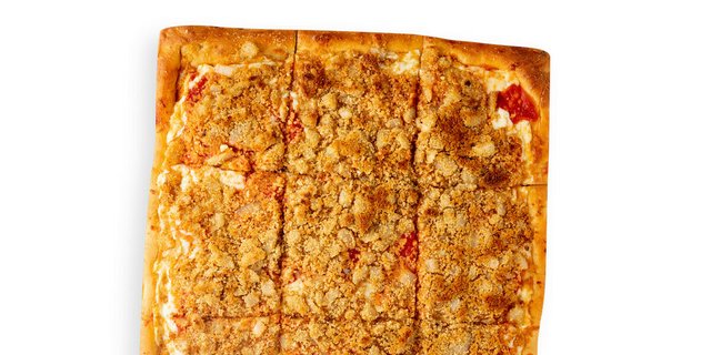 Breadcrumb & Onion Grandma-Style Pizza