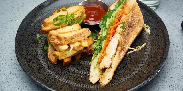 Grilled Chicken Banh Mi